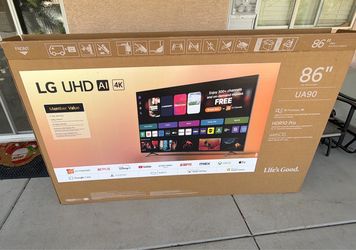 LG 86 inch TV