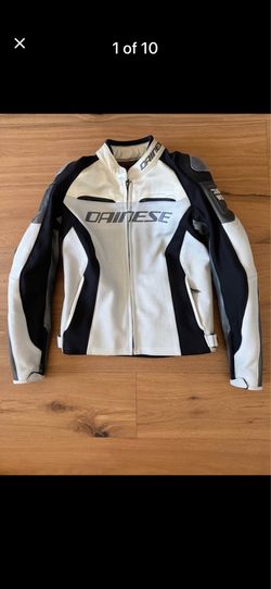 Rare Dainese Custom Works Ladies Leather Jacket New with Tags Size 42