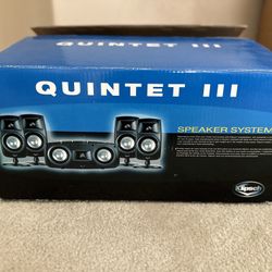 Klipsch Quintet III Speaker System And Subwoofer