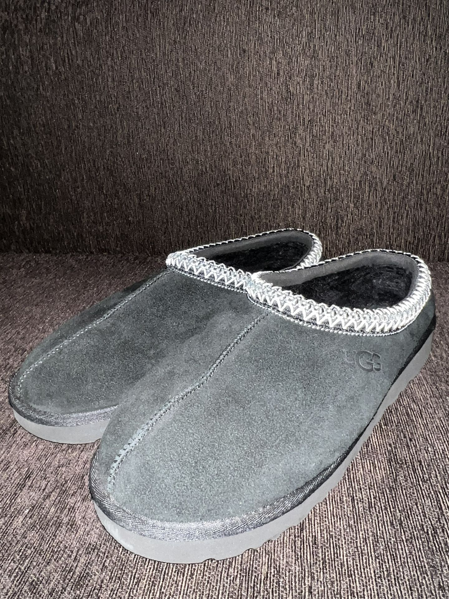 UGG Tasman Slippers - Size 13 - Black - MINT CONDITION