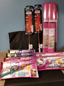 Kid casters fishing rods plus ladies rods 12 available