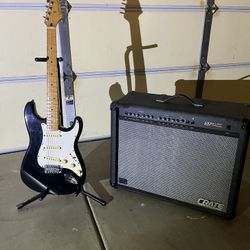 Fender MIM Strat (Vintage) W/ Crate 120 Watt Effects Amp 