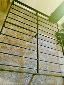 Queen size metal bed frame