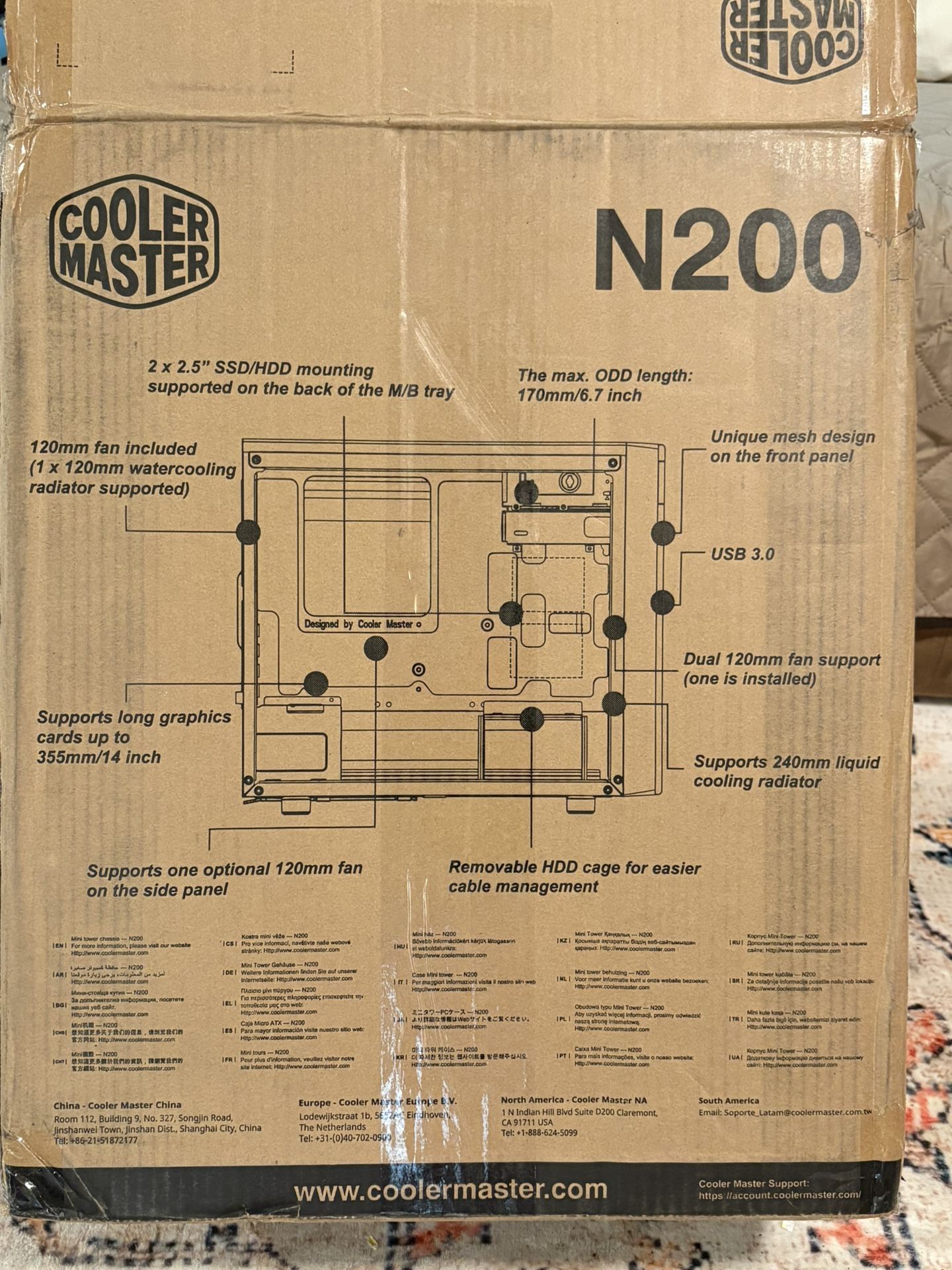 Cooler Master N200 Mini Tower Computer Case