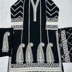 Ladies Pakistani 3-Piece Set - High Quality Cotton - Traditional Punjabi Style