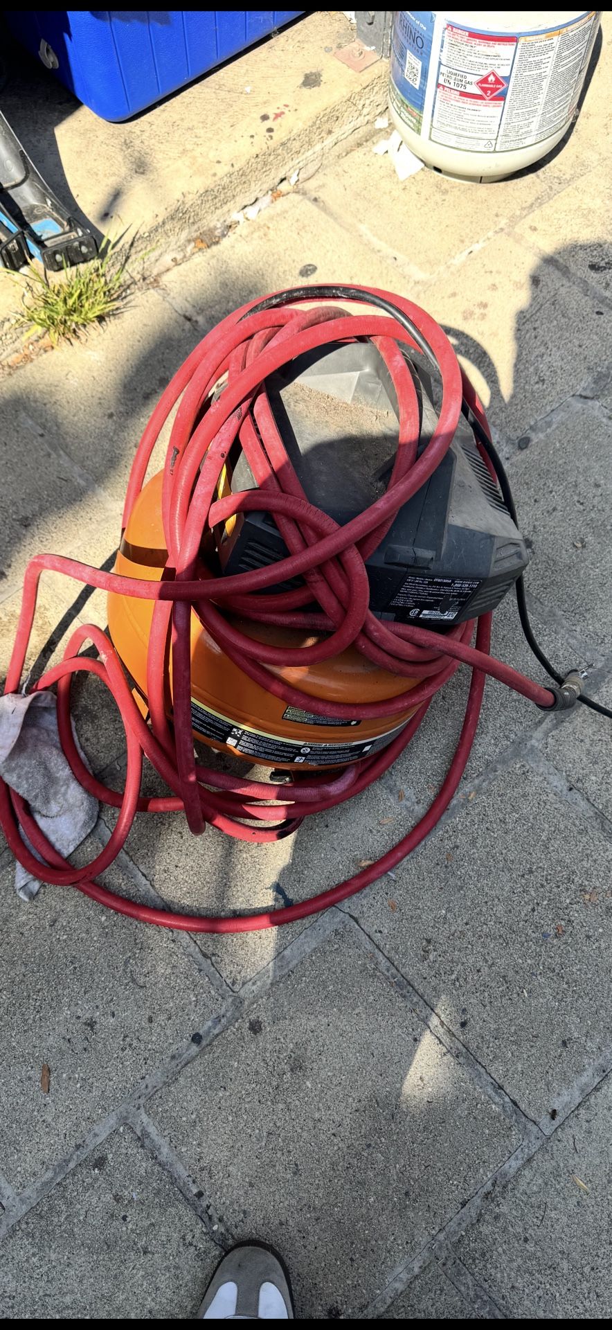 RIDGID OF60150HB 6 Gal. Portable Electric Pancake Air Compressor