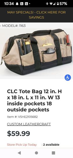 Tool Bag Brand CLC