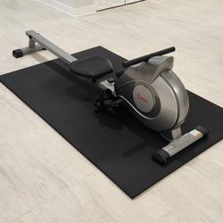 BRAND NEW : Rower and Gym Mat ( Never Used)