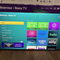 50 Inch Hisense Roku 4k LED Smart Tv *Read Description*