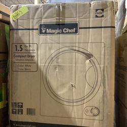 Magic Chef Compact 1.5 cu. ft. Electric Dryer in White
