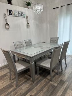 Ashley Furniture Dining Table Six Chairs