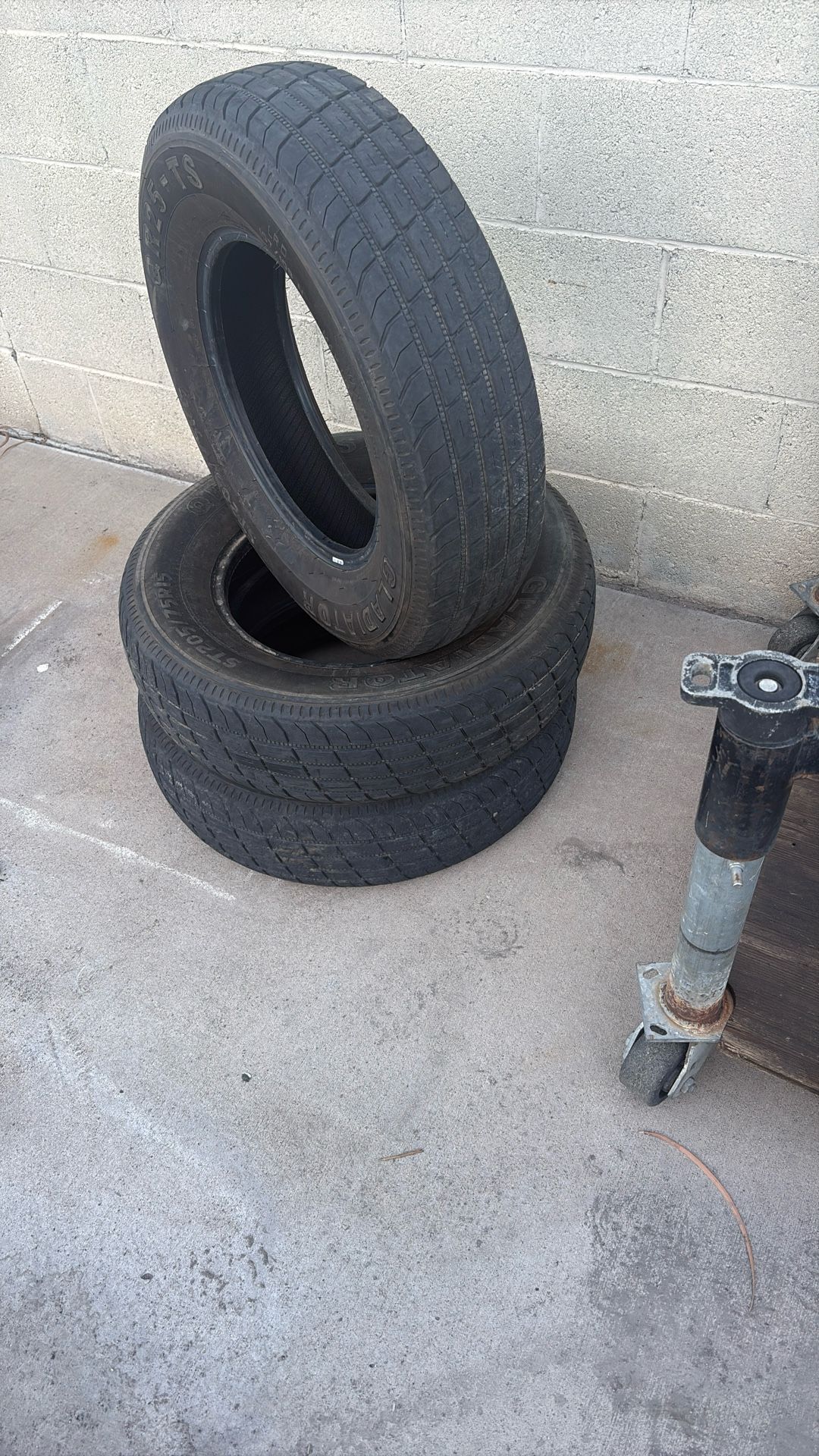 3 Tires For Trailer $125