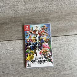 NEW Super Smash Bros Ultimate Game For Nintendo Switch
