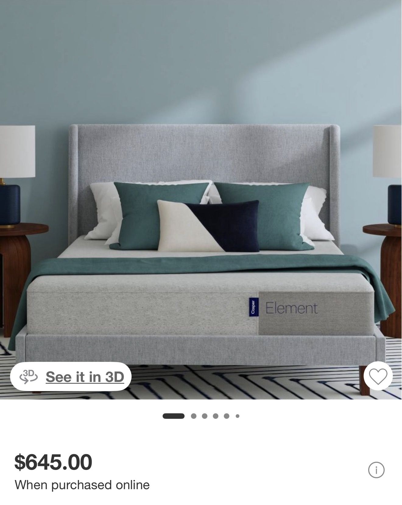 Casper Element Mattress Queen Medium to Firm