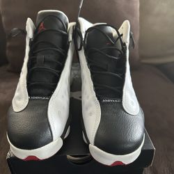 Used ‘13 7Y AirJordan 13 Retro “He Got Game”     - White/True Red-Black