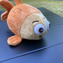 Jaag Plush Fish 8” 2015 Orange/Mustard Smiling Face