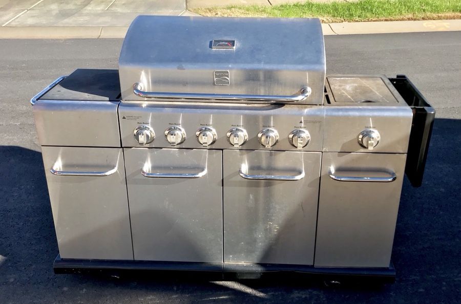 Kenmore 6-Burner Gas Grill with Storage