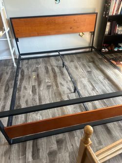 King size bed frame