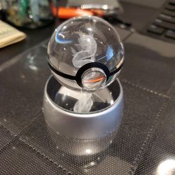 Glowing Glass Pokeball GYARADOS