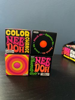 Schylling Nee Doh change color and groovy glob!