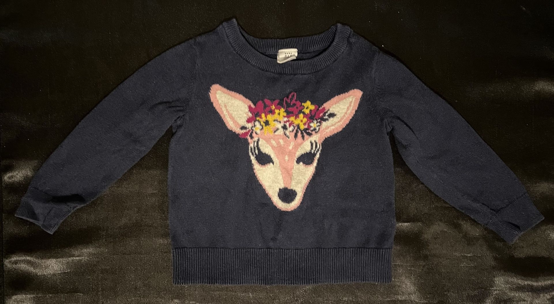 Baby Gap Deer Sweater Size 18-24 Months