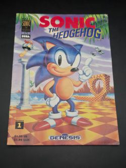 Sonic the Hedgehog #1 Comic 1991 Sega