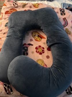 Grey U-Shape Pregnancy Body Pillow