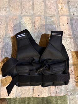 NEW Adjustable Weighted Vest for Woman/Men w/Shoulder Pads 2-18 lbs; For Walking, Running, Cross Training, Muscle Building, Improve Bone Health - Comf