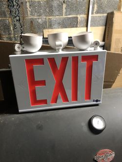 Emergency Exit Sign 