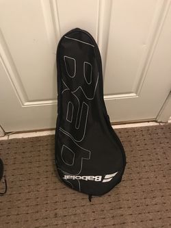 Used babolat bag for tennis rackets.