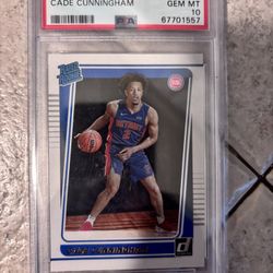 Cade Cunningham Minted Rookie Card