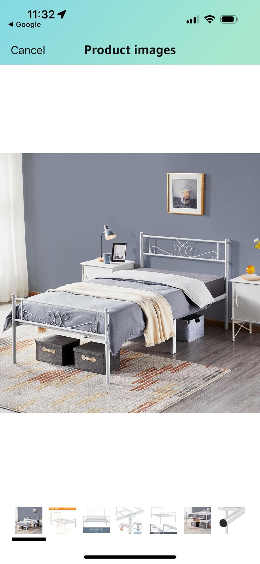 Twin Metal Bed Frame