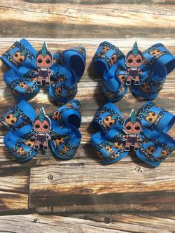 Lol doll punk boi hair bows