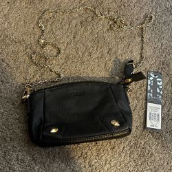 Vintage Perla Black Leather Purse