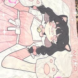 Kawaii Neko Tapestry 