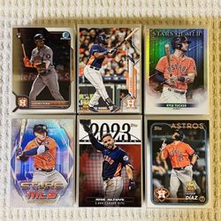 Houston Astros 225 Card Baseball Lot!