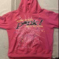 NEW Spider Worldwide × Young Thug Sp5der Pink Hoodie Small