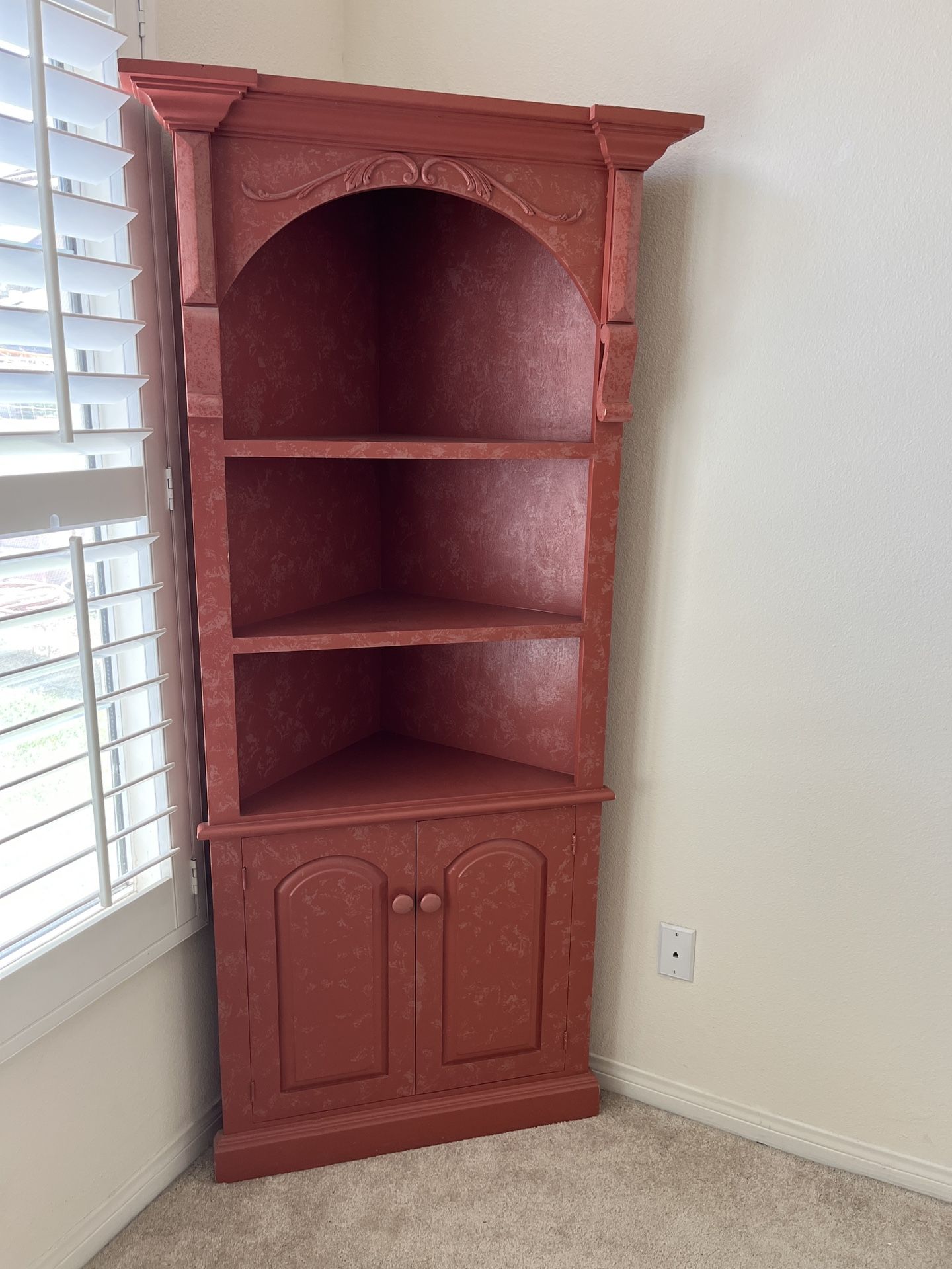Curio Corner Cabinet