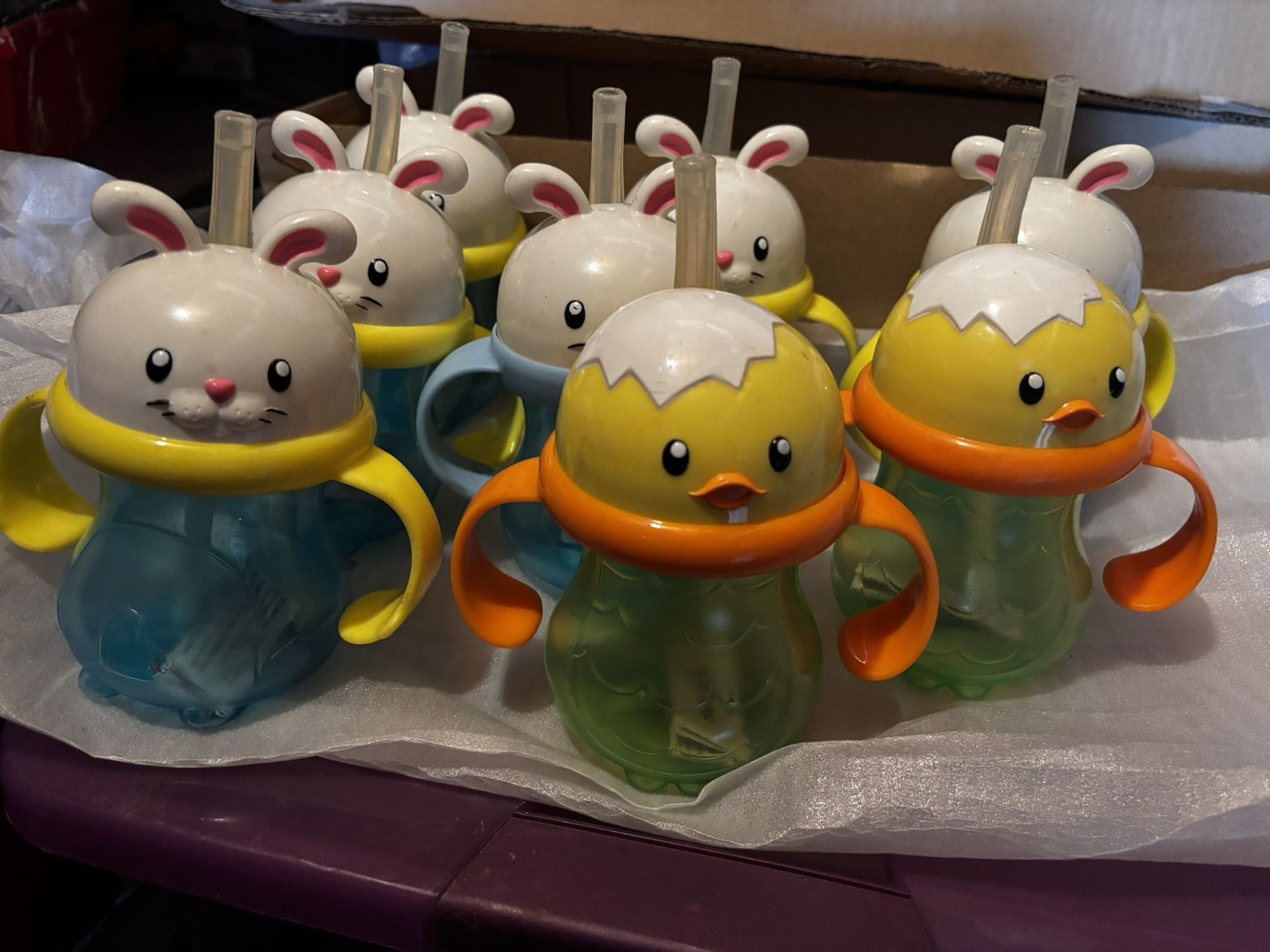 8oz Sippy Cup With Straw **NEW**