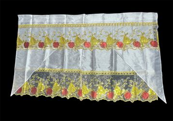 3 Piece Kitchen Curtain 60x36
