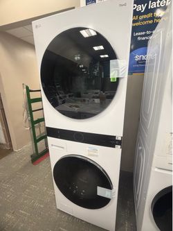 Lg stackable washer and electric dryer