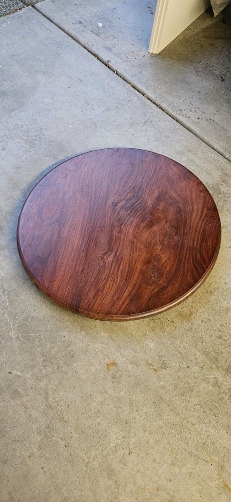 Rosewood Tabletop Lazy Susan 