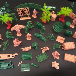 75pc Toy Army & Military Figures Tanks Walls & Army Men • Toys & Hobbies, Toy Soldiers, Plastic Figures, Toy Military Figures Tanks Walls Etc... 