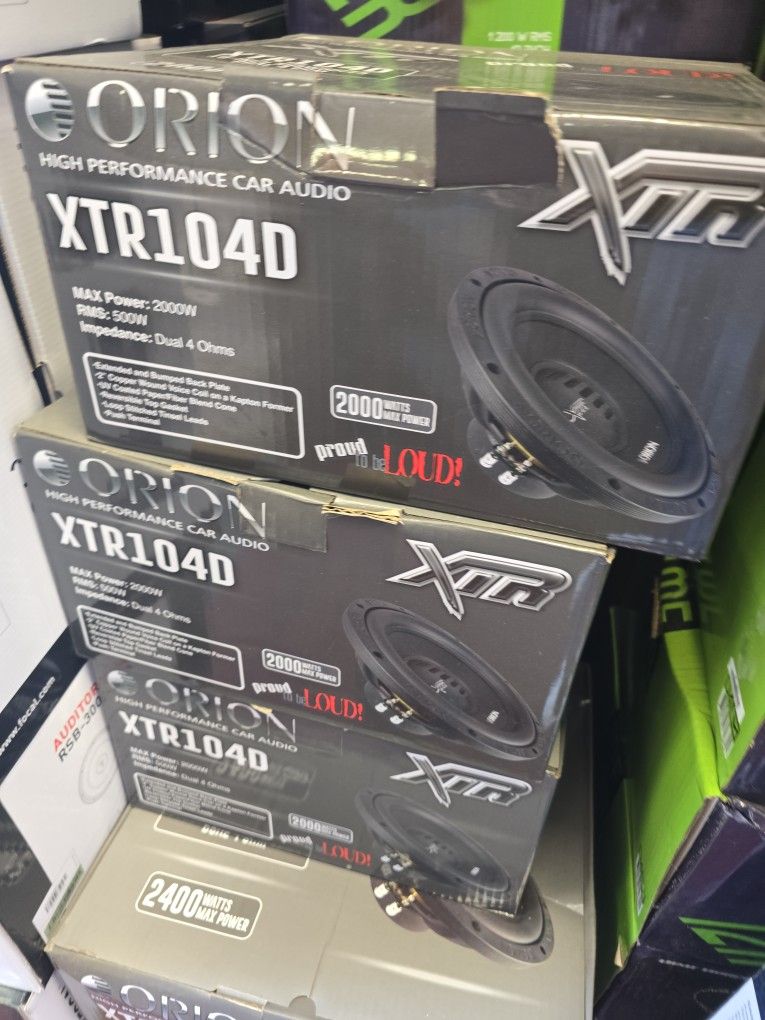 XTR110SWD4 Subwoofer Orion
