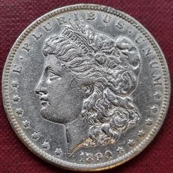 1890 CC Morgan Dollar $1 Silver CARSON CITY High Grade AU Details #83209
.