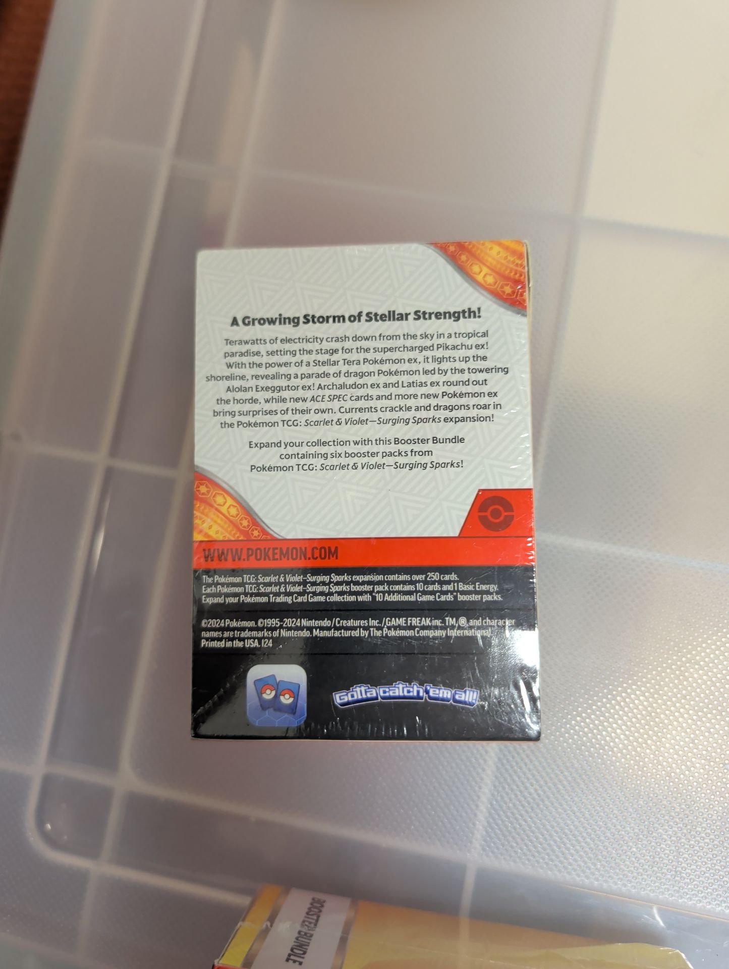 Pokemon Surging sparks (scarlet & violet) 6 booster packs