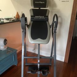 NEW Innova Inversion Table with Adjustable Headrest, Reversible Ankle Holders, and 300 lb Weight Capacity
