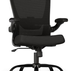 Brand New Ergonomic Office Chair, Home Office Task Chair-Breathable Mesh, Lumbar Support,Flip-up Armrests,Tilt Function and Adjustable Height Back, Sw