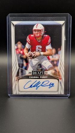 2023 Leaf Draft Chubba Purdy Autograph Card