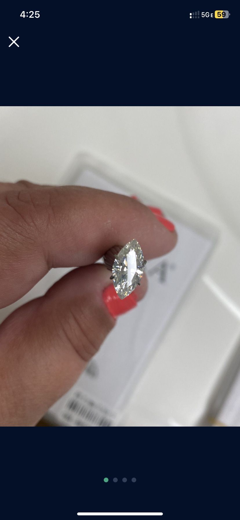 2 Carat Marquise Cut Lab Created Moissanite BEST QUALITY!! D Color VVS1, USA Sourced 🇺🇸